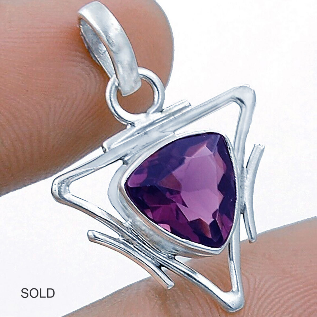 Enchanted Amethyst Trinity Pendant