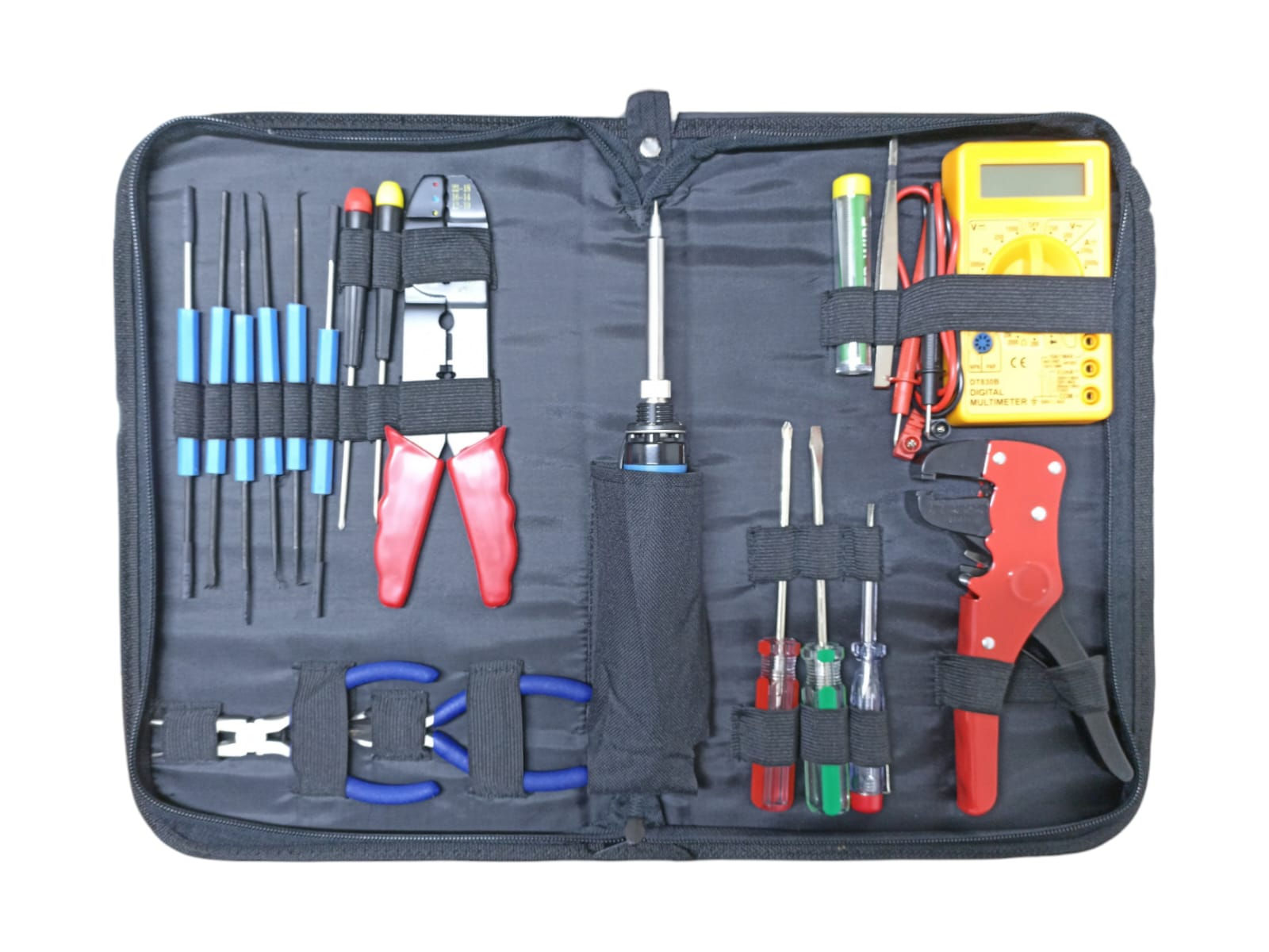 Kit De Herramienta Y Soldadura Tester Cautin + 18pz HI-TRONIC ZD-958