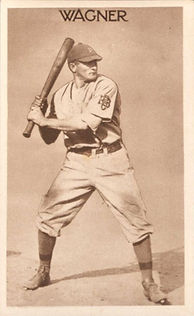 1910 Sepia Honus Wagner postcard