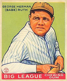 1933 Goudey 181 Babe Ruth baseball card