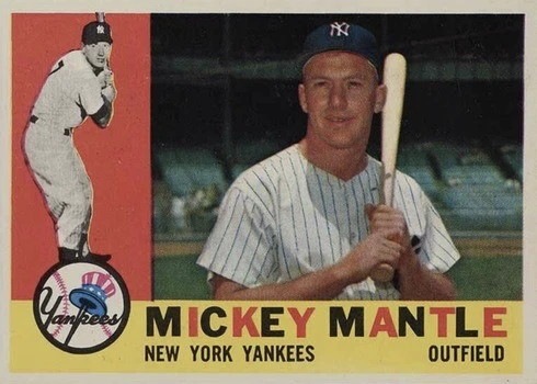 1960 Topps Mickey Mantle #350