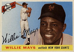 1955 Topps Willie Mays #194