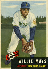 1953 Topps Willie Mays #244