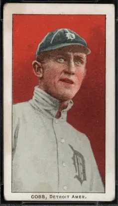 1909 E-90 Ty Cobb baseball card