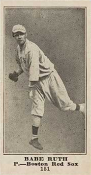 1916 M101-4 Babe Ruth Rookie