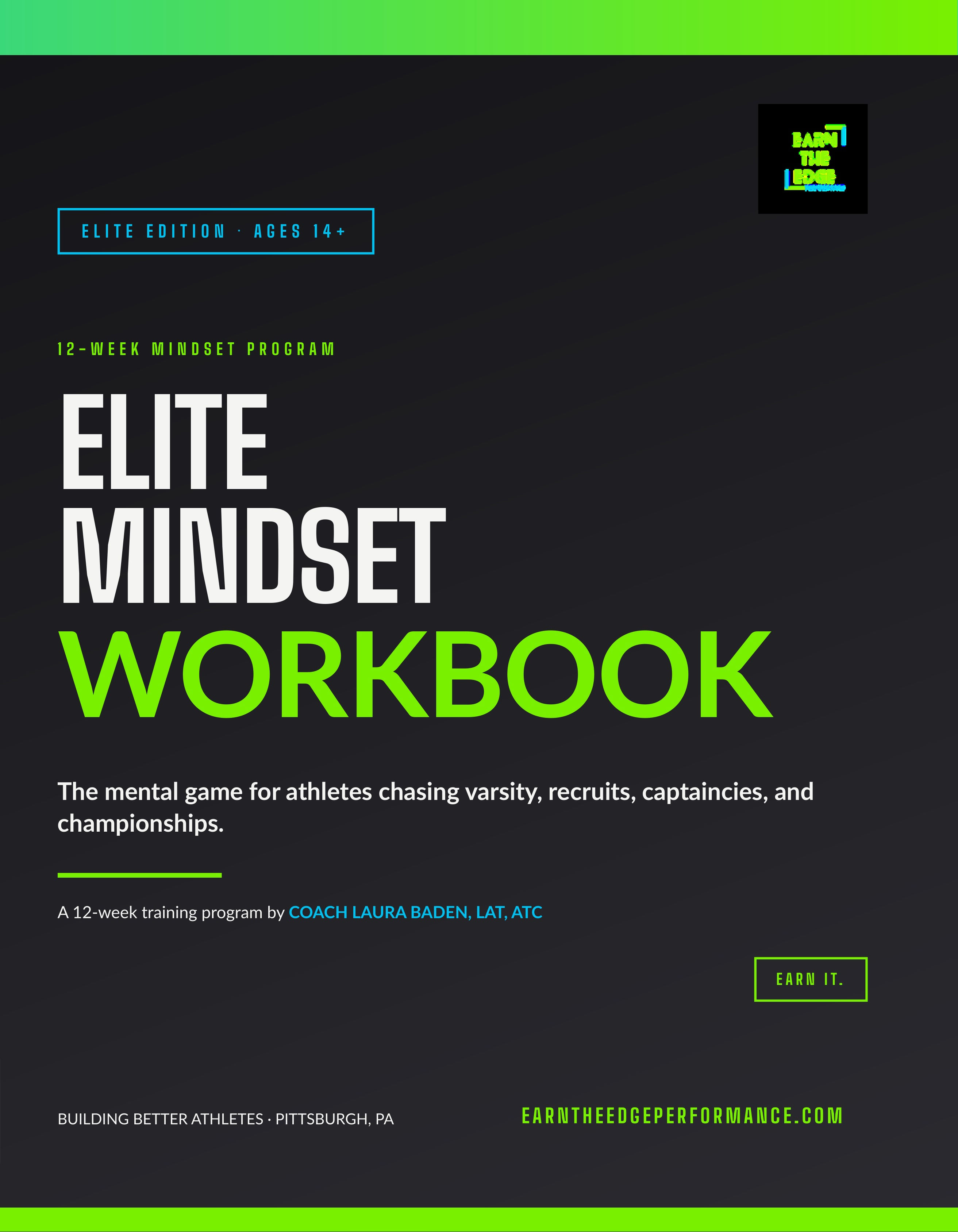 ELITE EDITION- Athlete Mindset PDF Workbook