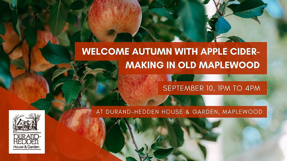 Welcome autumn with Apple Cider-Making in Old Maplewood