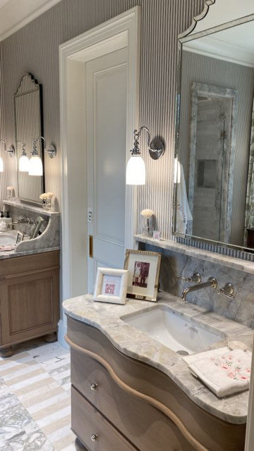 Jack and Jill bathroom #2 designed by The Jane Group