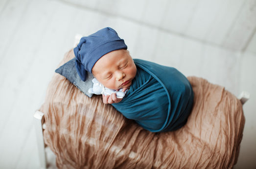 Bebisfotografering i studio