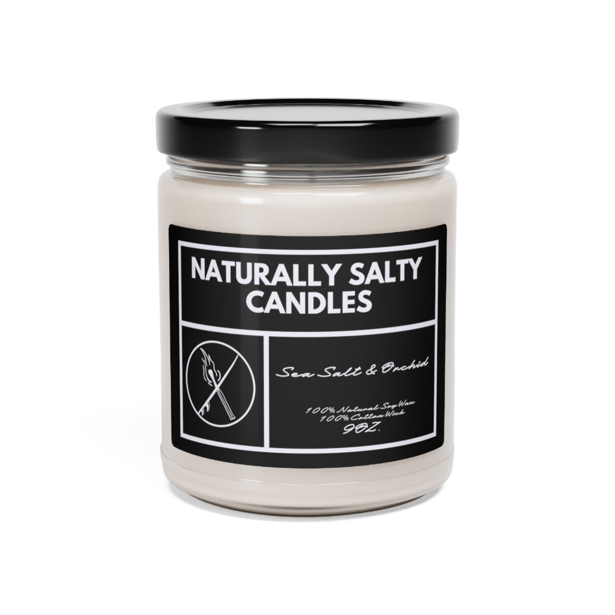 Sea Salt & Orchid Soy Candle 9OZ.