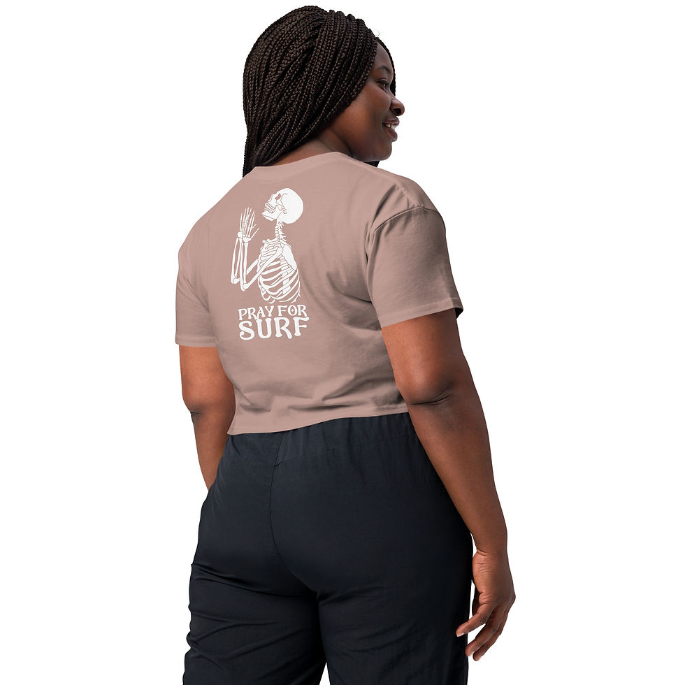 Thumbnail: Pray for Surf Crop Tee