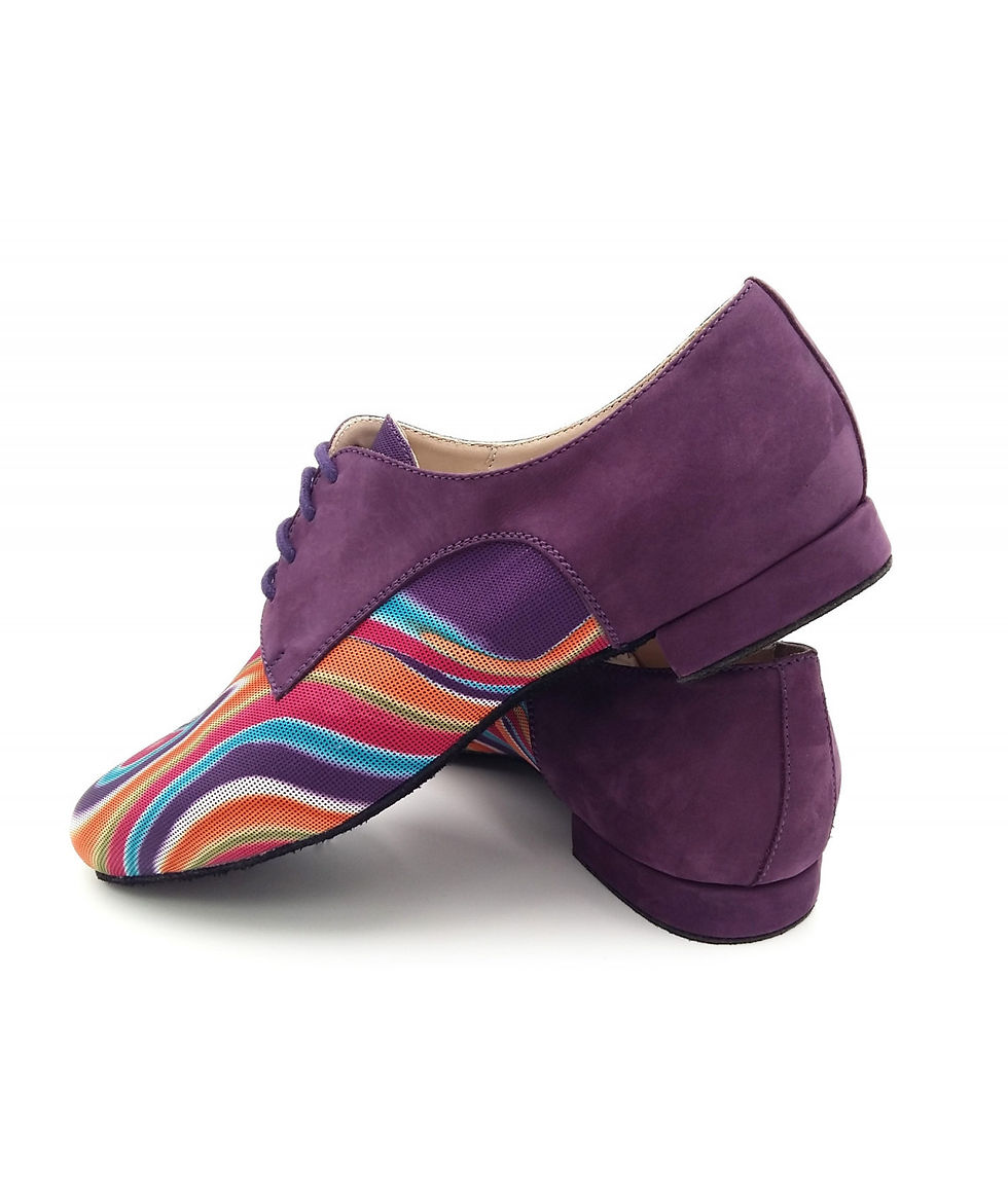 縮圖：Derby-nabuk-e-tessuto-multicolor