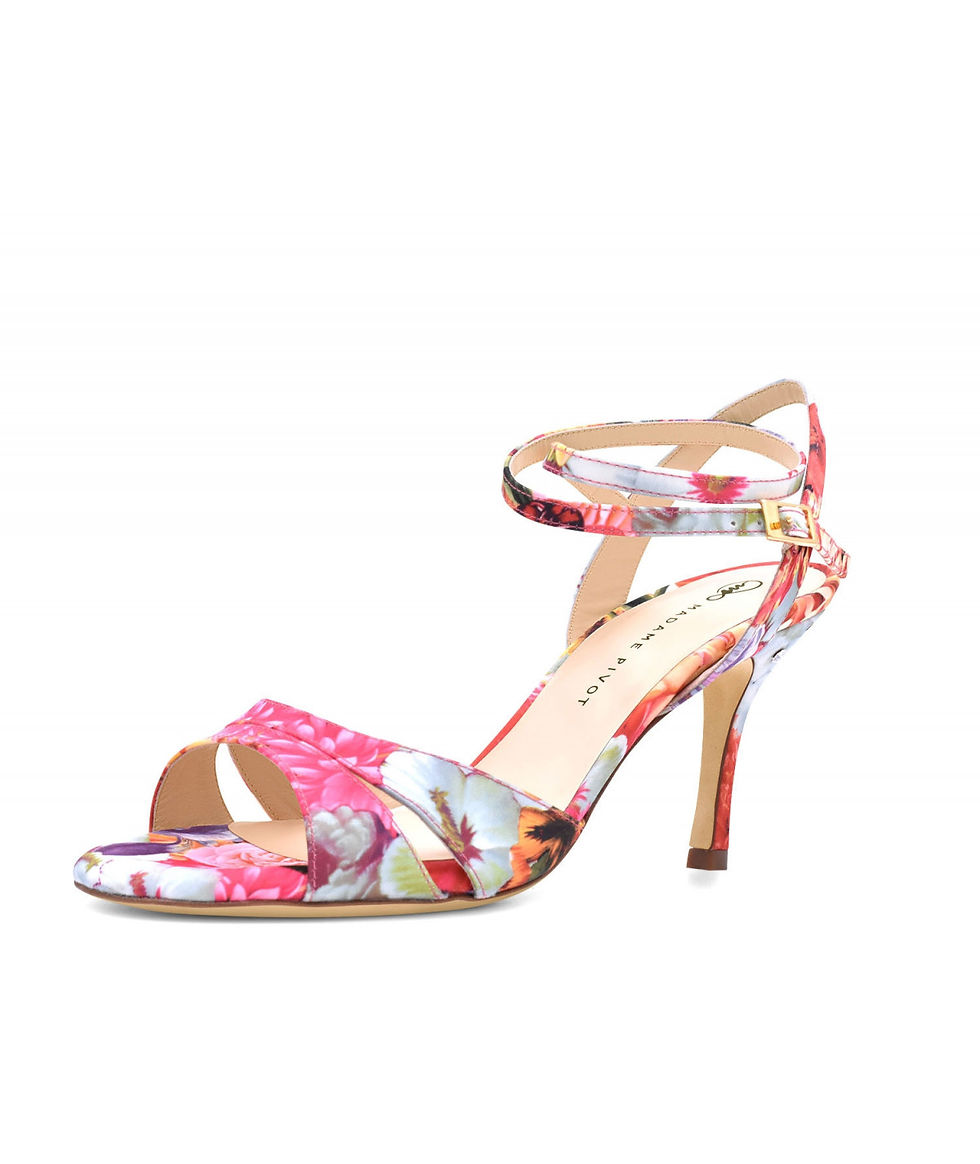 Thumbnail: VIRGINIA Multicolour Floral Satin