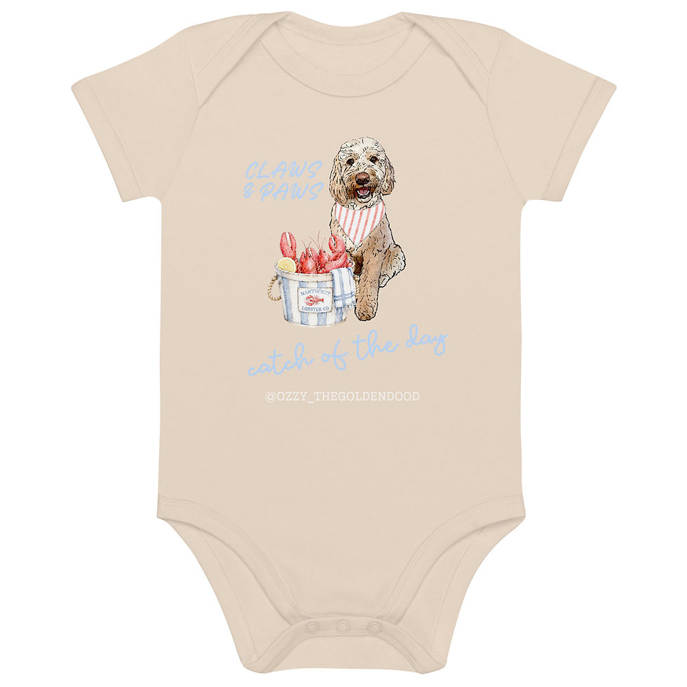Thumbnail: Organic cotton baby bodysuit