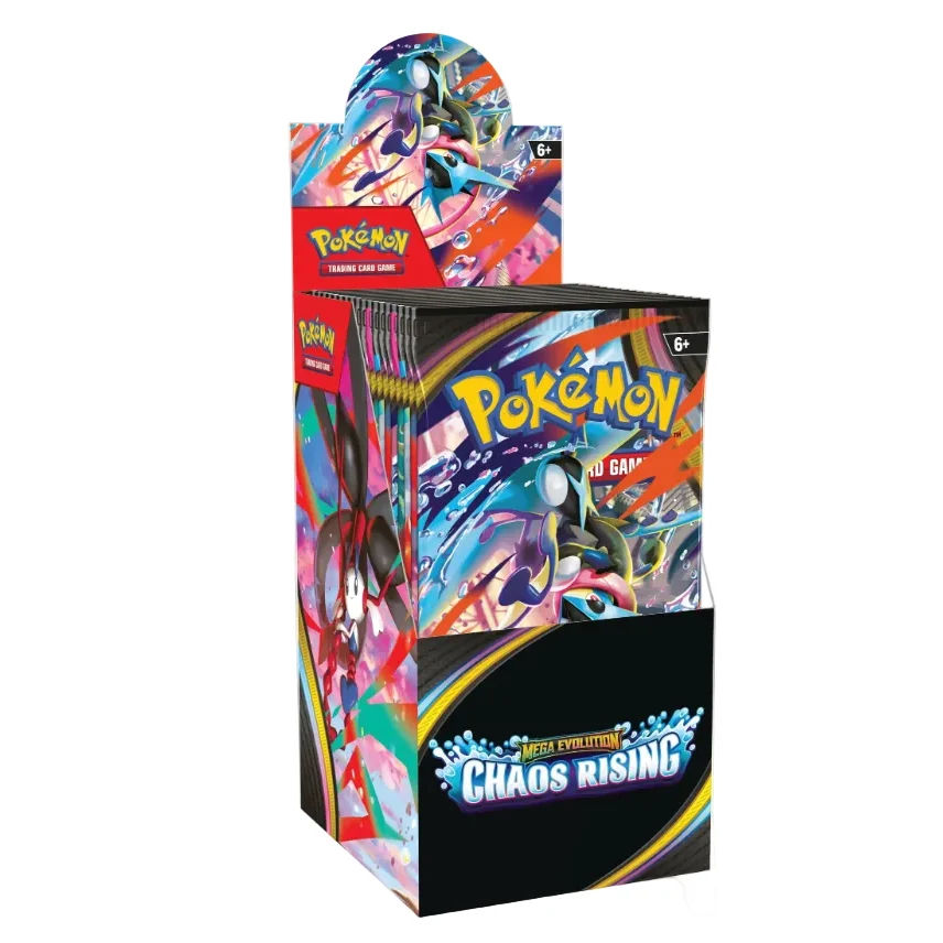 POKÉMON TCG: MEGA EVOLUTION — CHAOS RISING HALF BOOSTER BOX (18 PACKS)