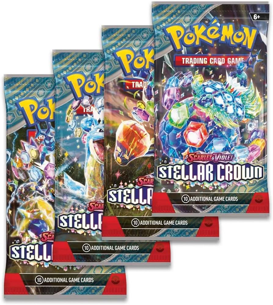 Pokémon TCG: Scarlet & Violet-Stellar Crown Booster Pack (10 Cards)