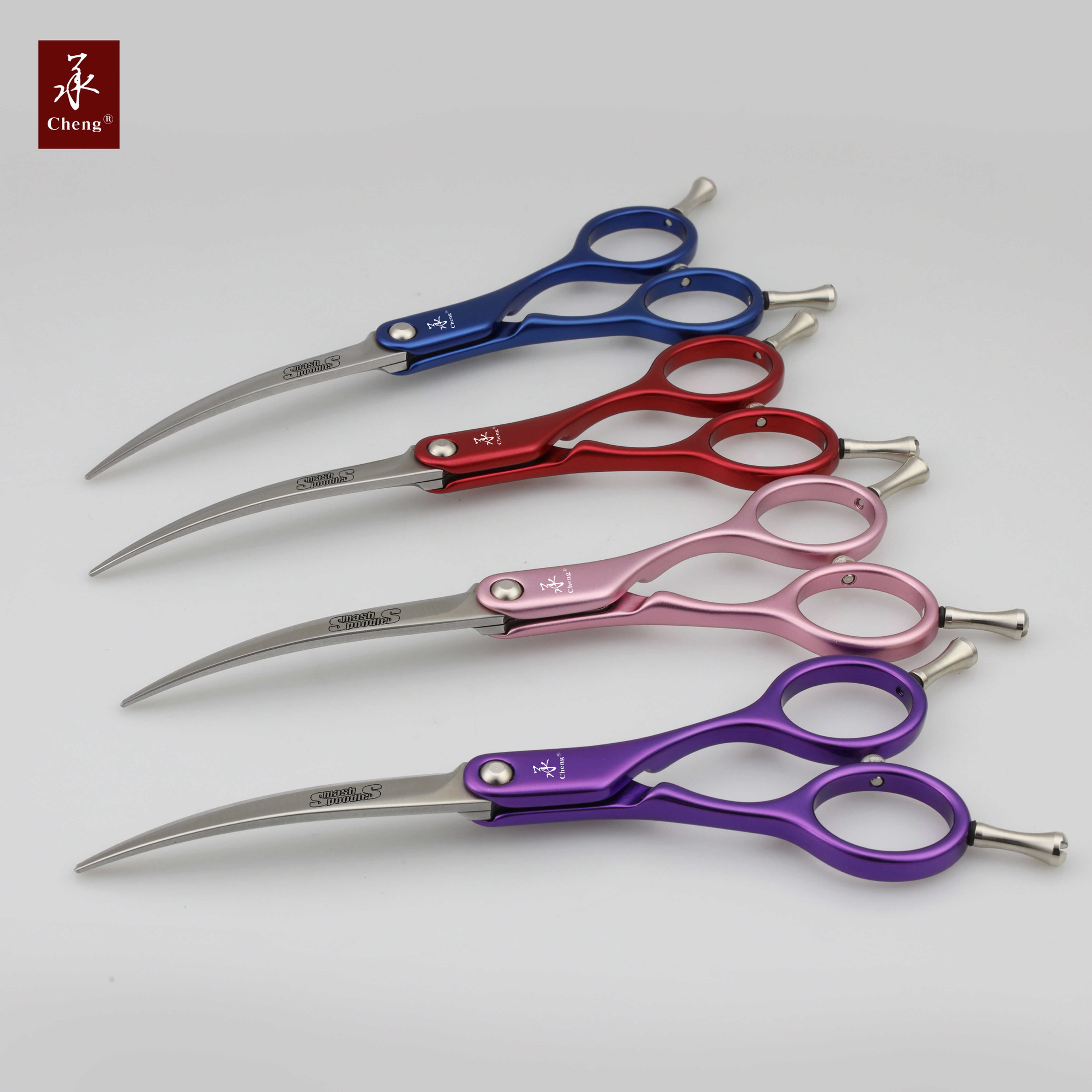 MG-260C RD 6 "Curve Scissor Red