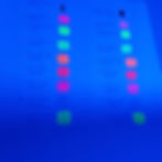 Amsterdam Royal Talens and Liquitex Fluo under UV-Light