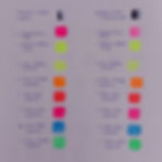 Test Amsterdam Royal Talens and Liquitex Fluo Colours with white