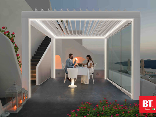 La struttura esterna ottimale:                   la Pergola Bioclimatica