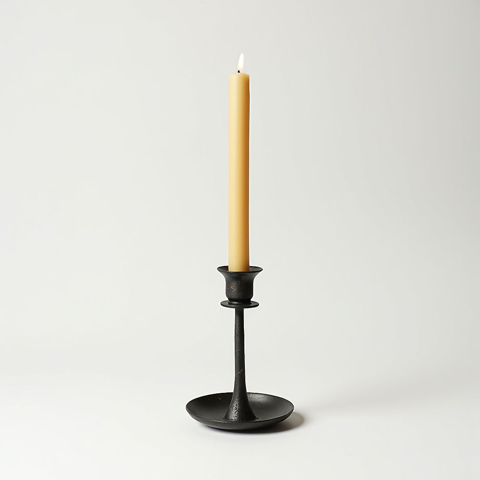 Wrought Iron Candlestick