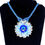 Thumbnail: Necklace with pendant "Winter Flower"