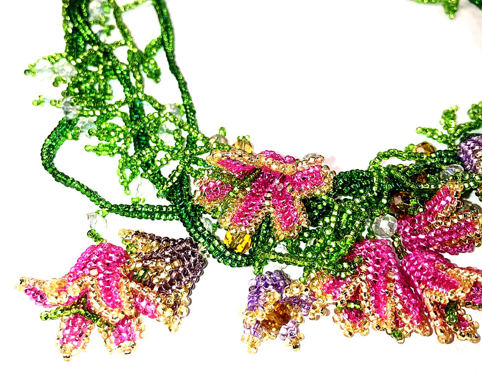 Thumbnail: Necklace "Forest Flower Fairy"