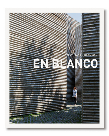Portada de EN BLANCO número 28, Texturas en hormigón
