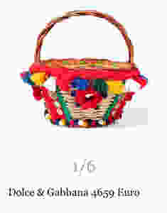 dolce gabbana basket bag