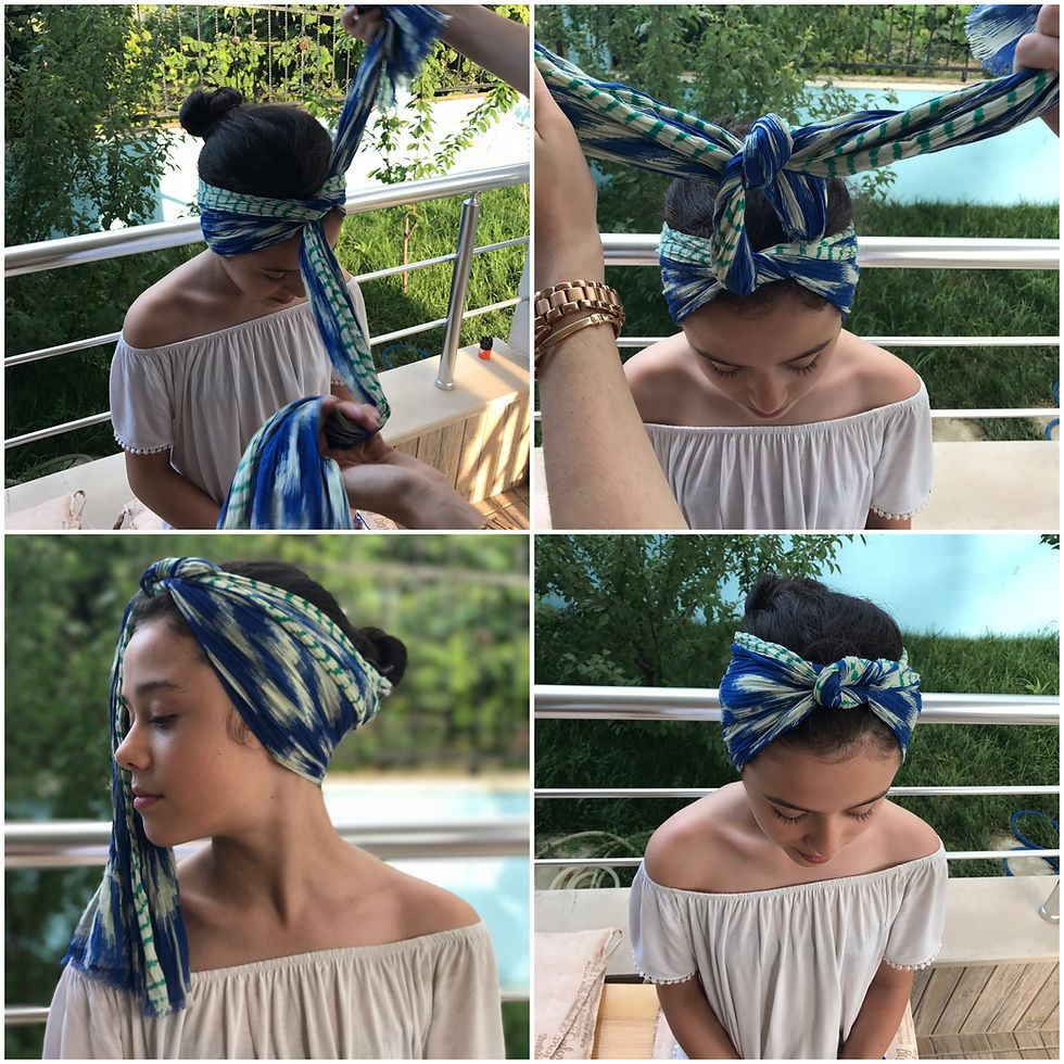 bandana bağlama teknikleri