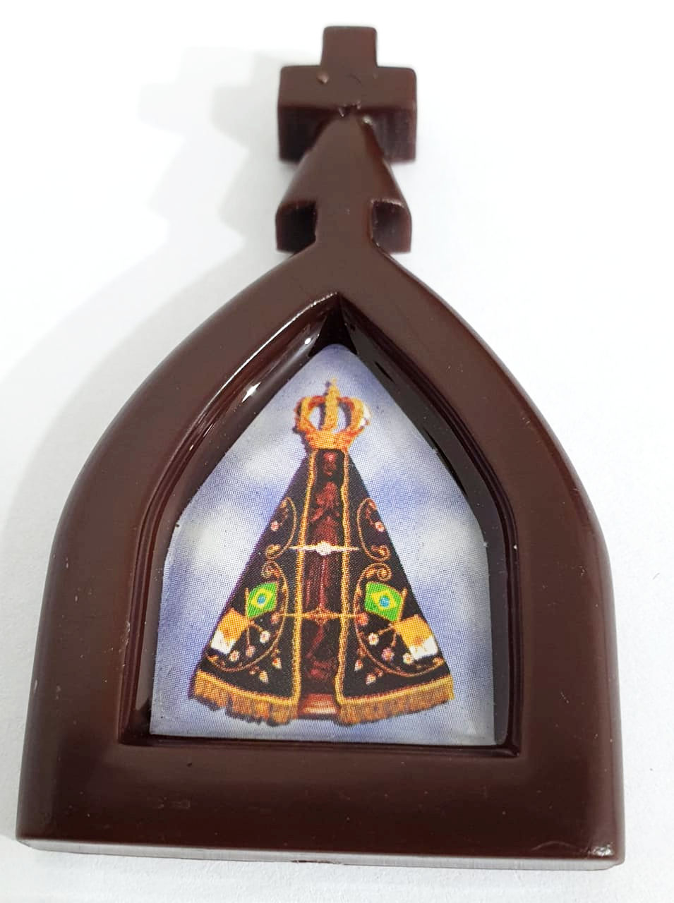 Miniatura: KIT 5 Unidades Capelinha com Imã Nossa Senhora Aparecida