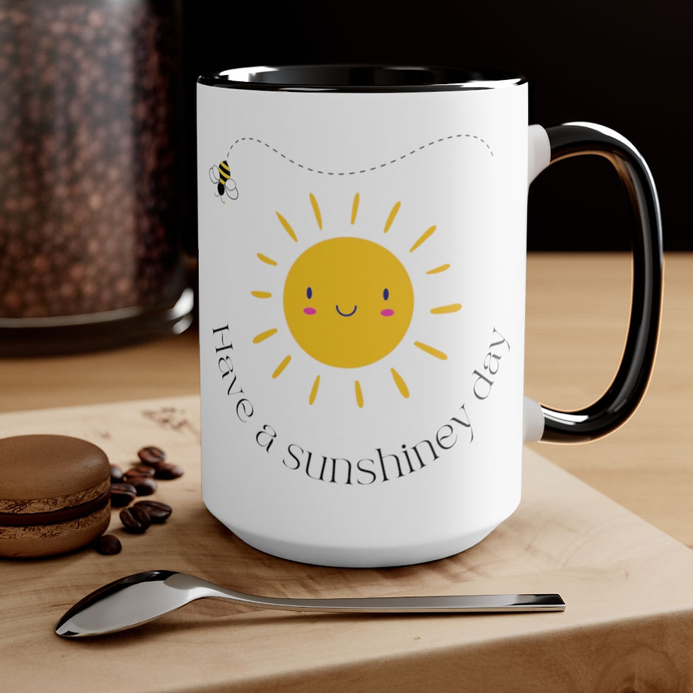 Thumbnail: Two-Tone Coffee Mugs, 15oz