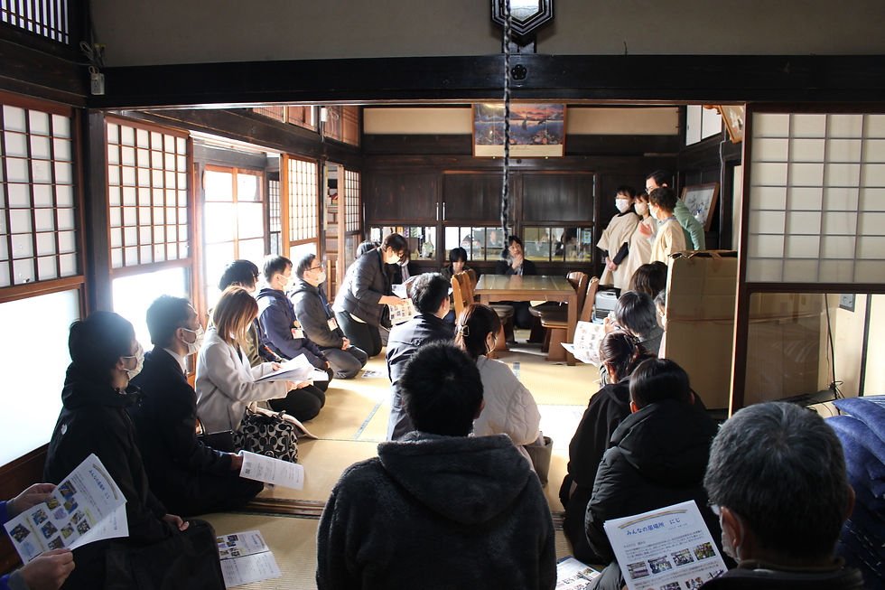 みんなの居場所「にじ」を訪問し、活動について御紹介いただきました。