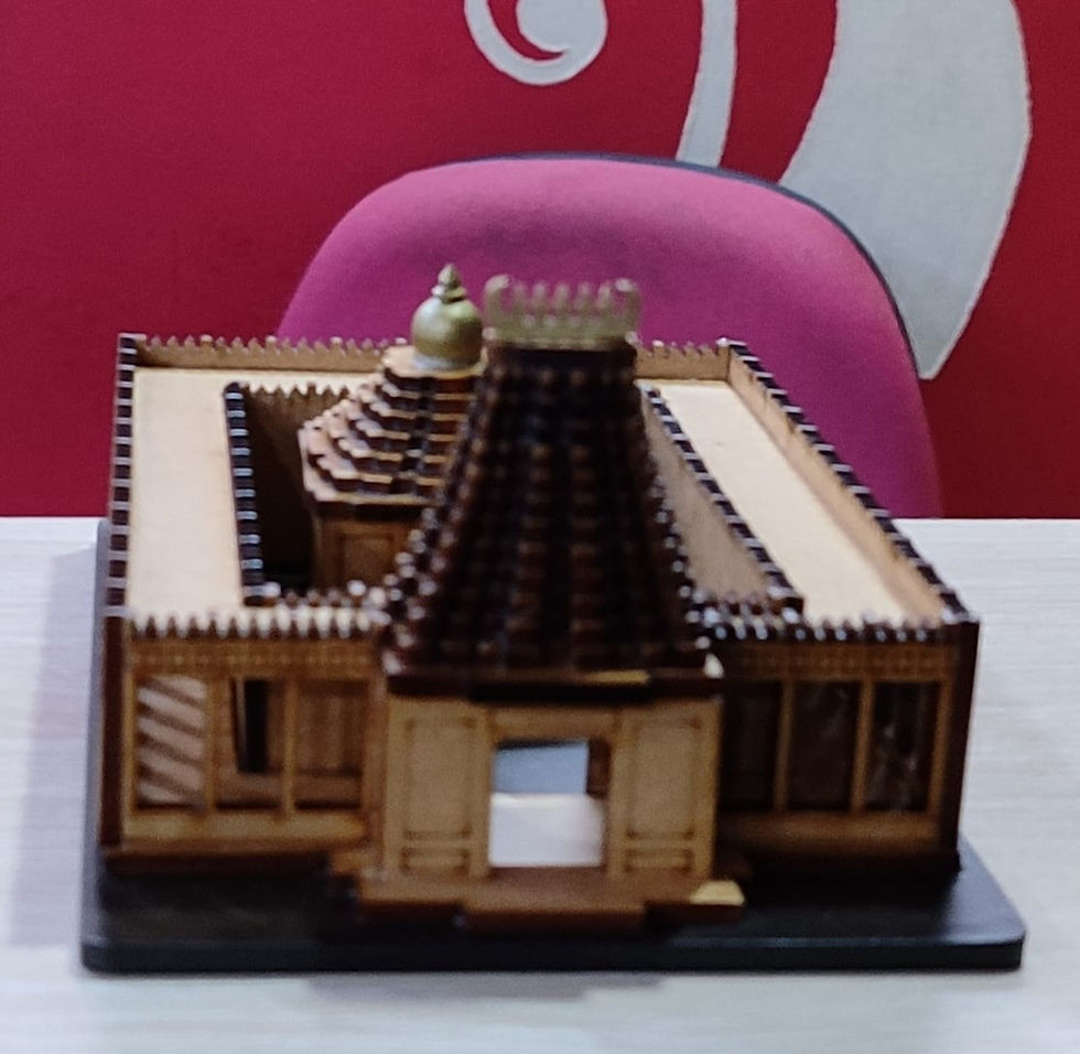 miniature temple set