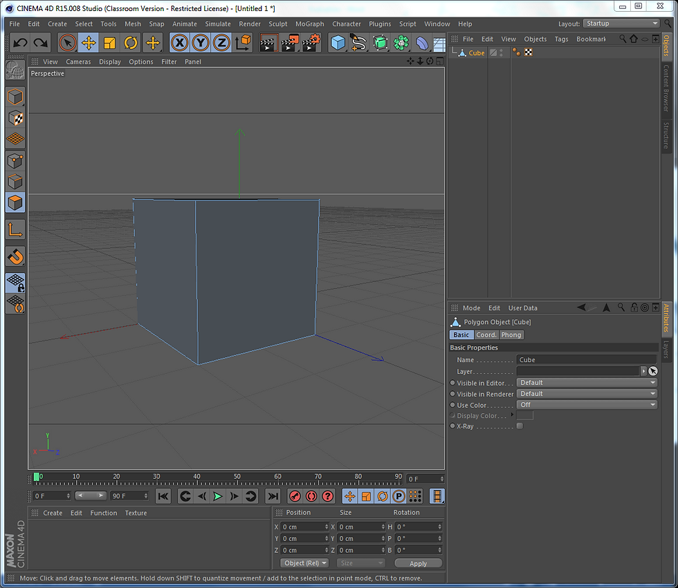 1. 3D Cube