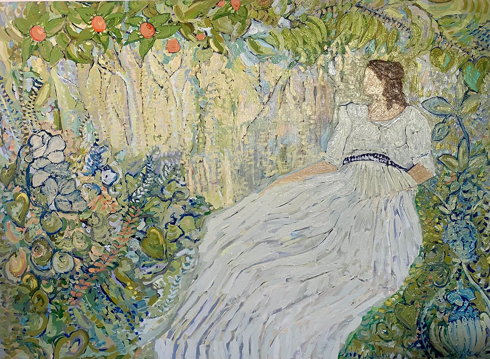 A thousand flowers could bloom, 140x190cm, oils on canvas, 2026