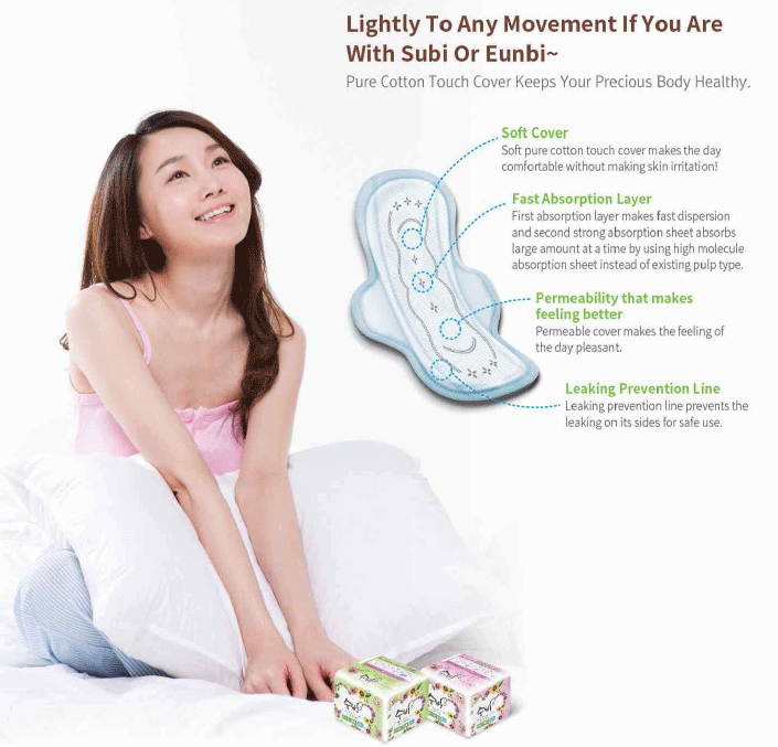 The Best quality Korean Diaper and Sanitary pad