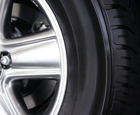 Car Tire Close-Up