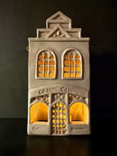 Christmas restaurant with glow in the dark