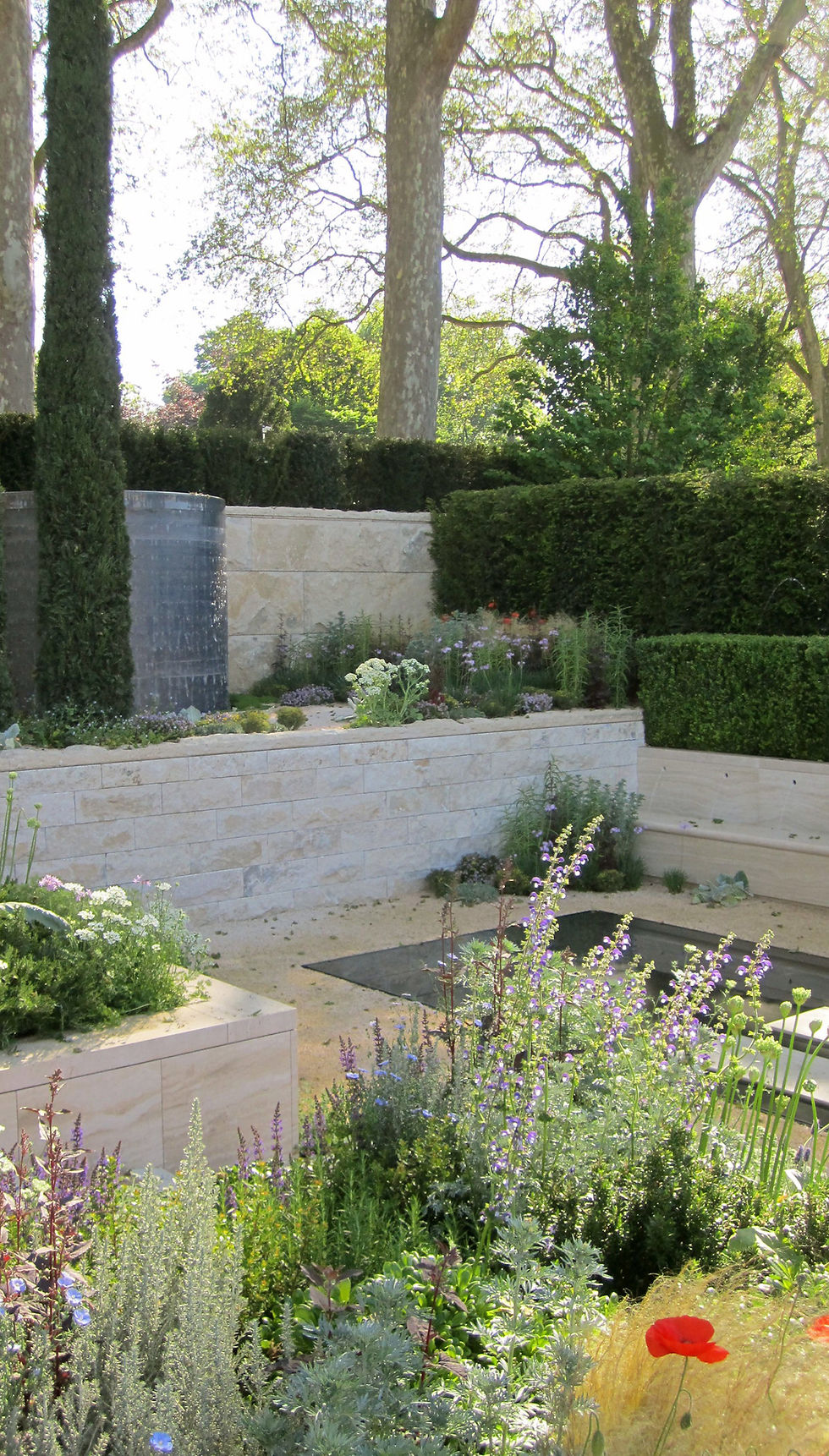 Contemporary garden style, modern garden design, Trellis Design