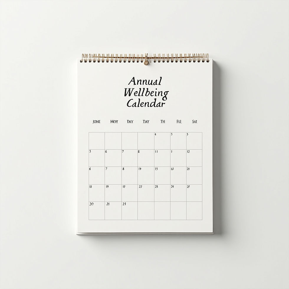 Calendario Bienestar Anual