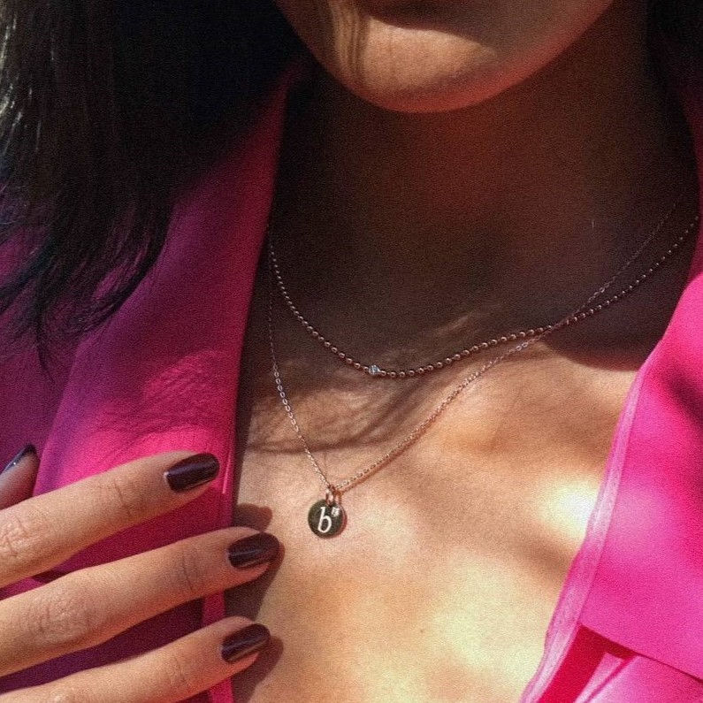 Thumbnail: P Alphabet Diamond Pendant (Pendant Only)