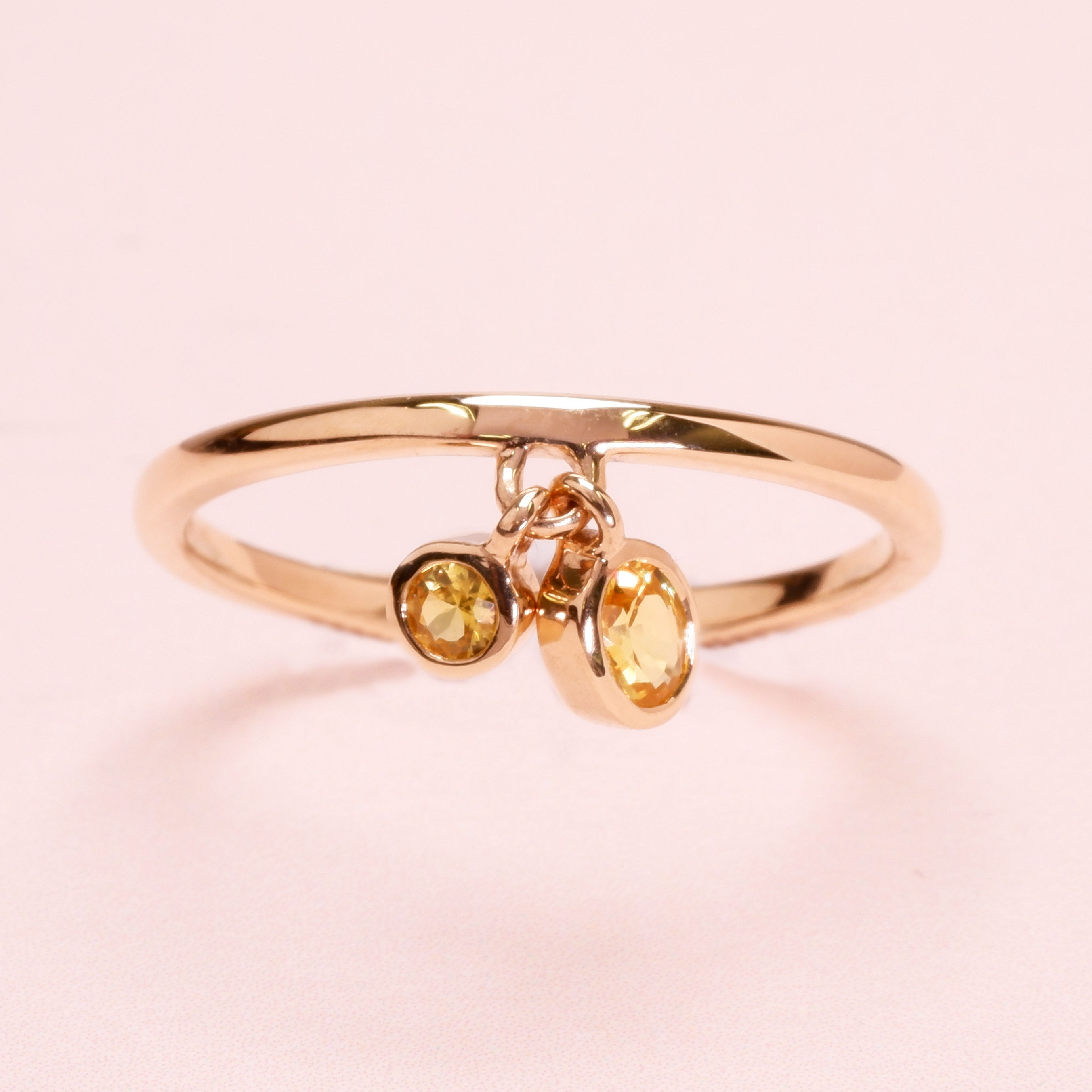 Yellow Sapphire Ring 9k Yellow Gold