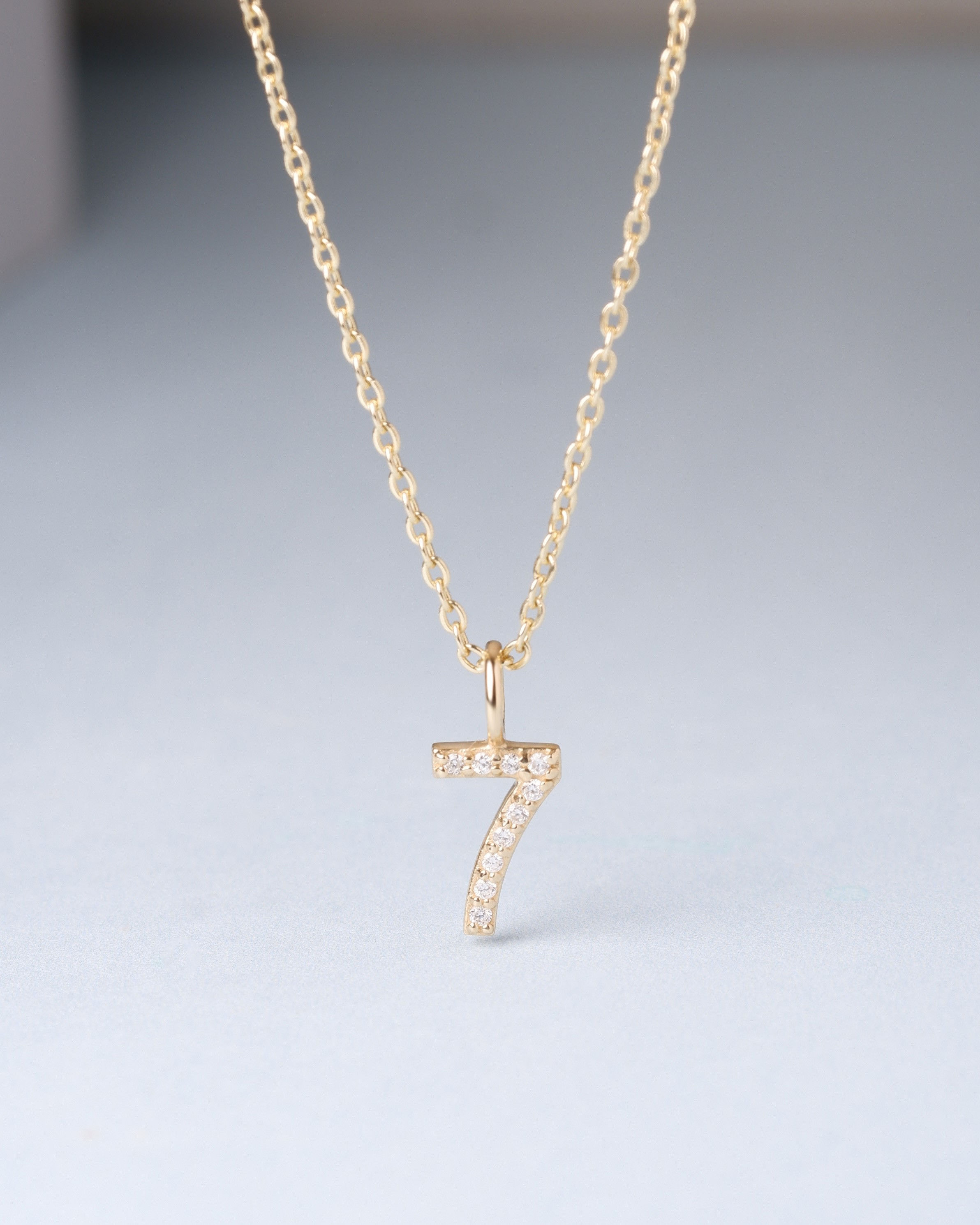 จี้ทองแท้ 9K Number Pendant (Pendant Only)