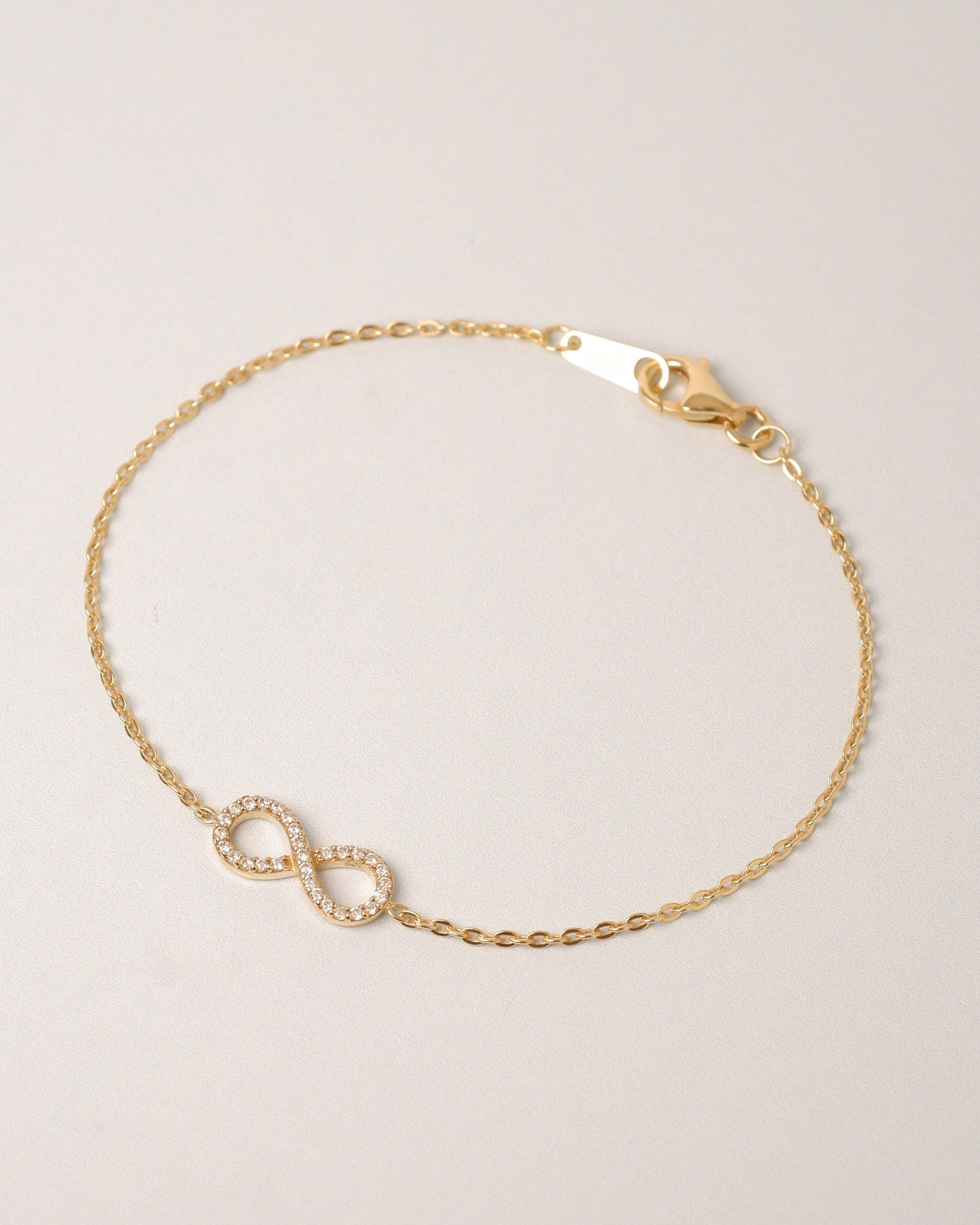 Infinity Bracelet 9k Yellow Gold