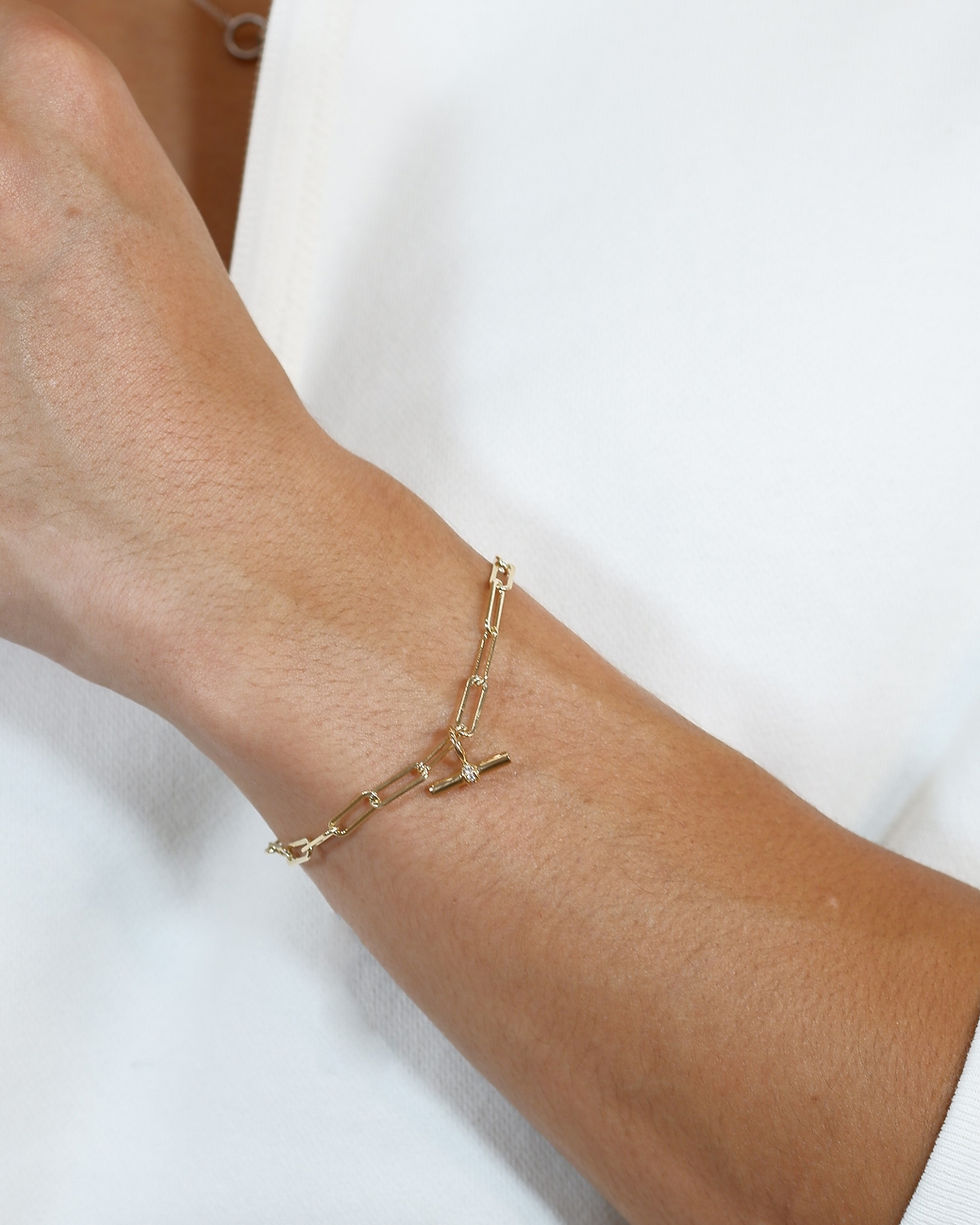 Thumbnail: จี้ทองแท้ 9K Pipe Bar Pendant เพชรแท้ (จี้อย่างเดียว)