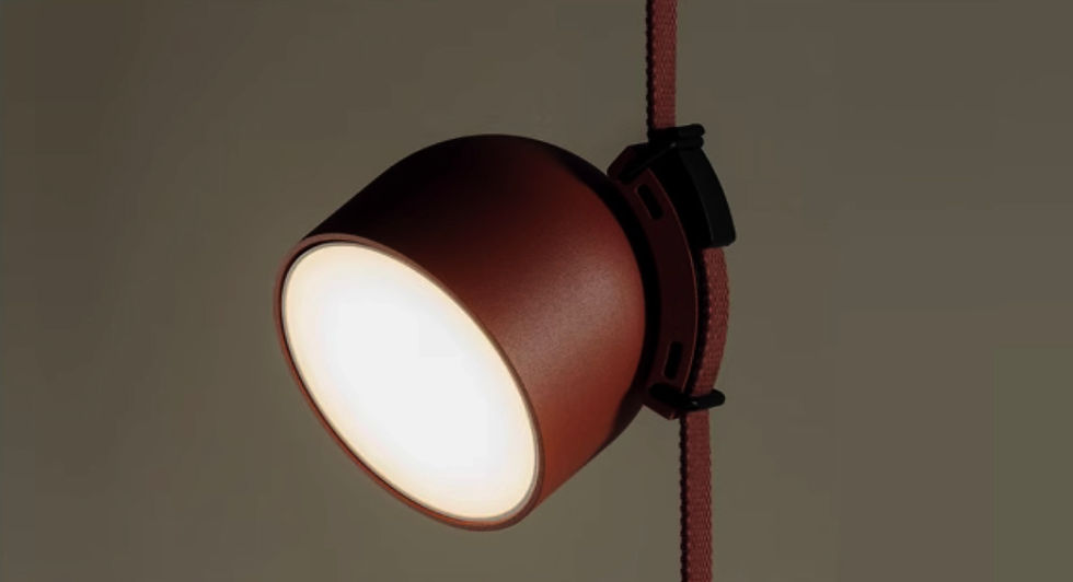 Contemporary LED lighting that combines aesthetics with energy efficiency.