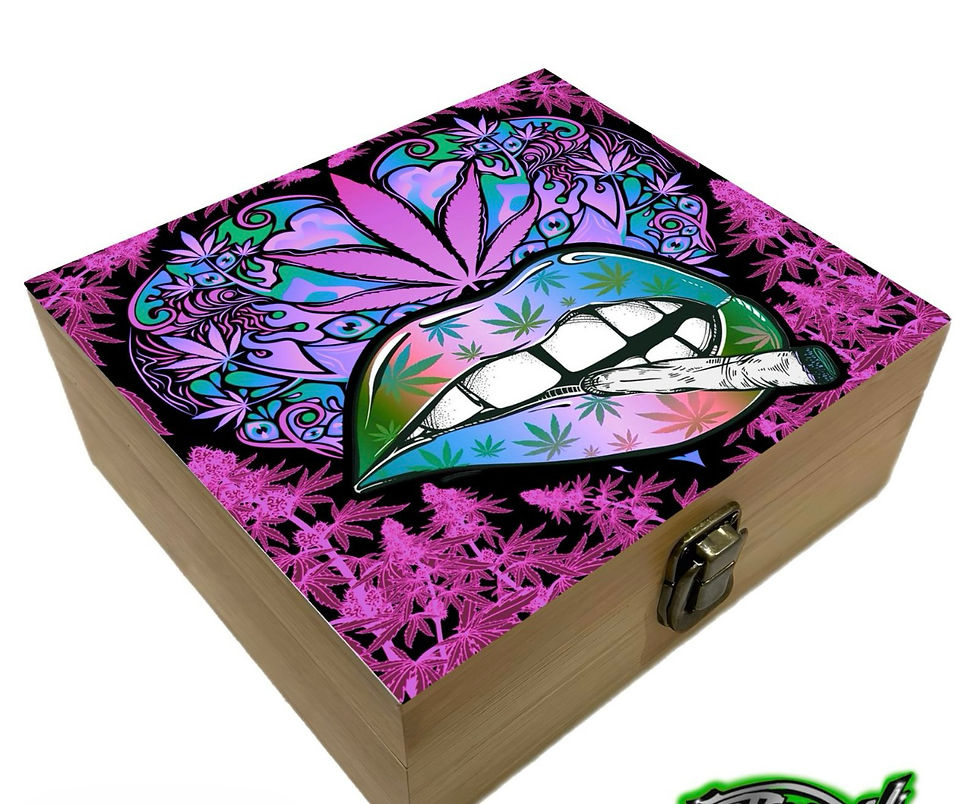 Thumbnail: Green lips storage box 
