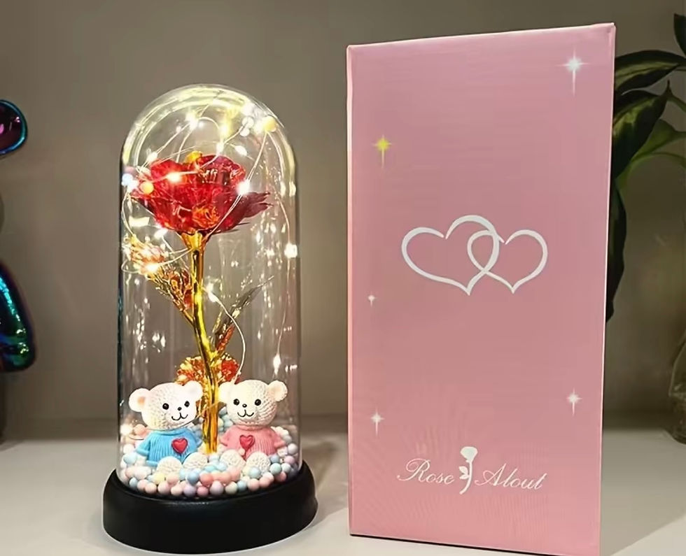 Thumbnail: Colourful rose glow in the dark 