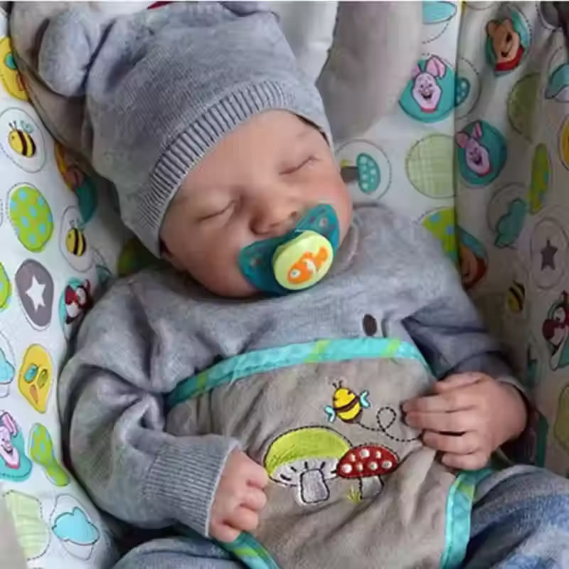 49cm reborn doll, silicone body 